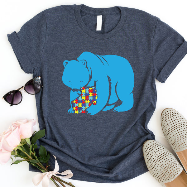 Mama and Baby Bear - Autism Awareness